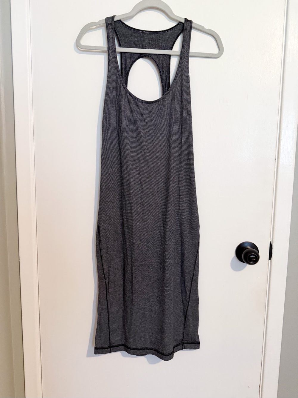 lululemon athletica Charcoal Racerback Midi Dress